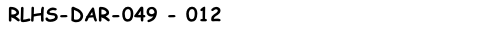 RLHS-DAR-049 - 012