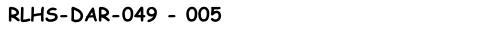 RLHS-DAR-049 - 005